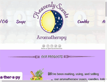 Tablet Screenshot of heavenlyscentsaroma.com